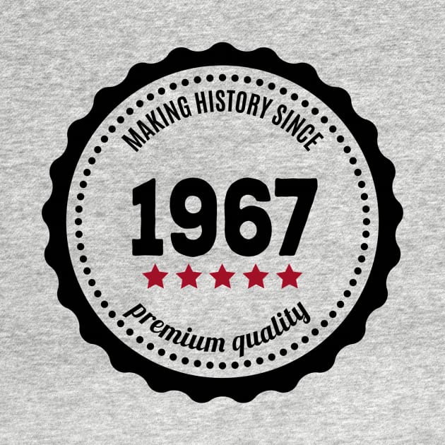 Making history since 1967 badge by JJFarquitectos